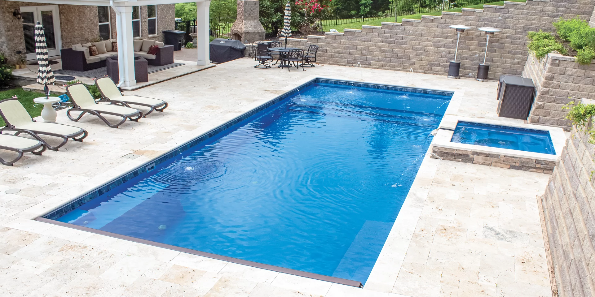 the evolve swimming pool design by Evo Pools