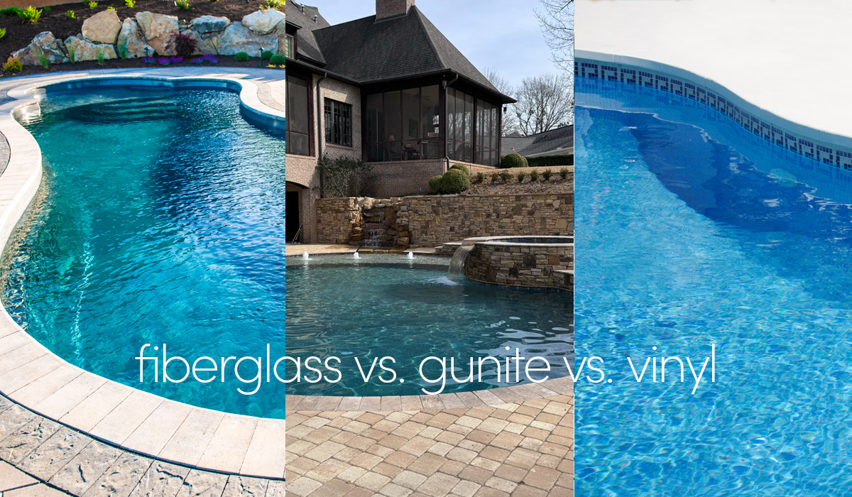 Differences between fiberglass gunite and vinyl liner pools Evo Pools