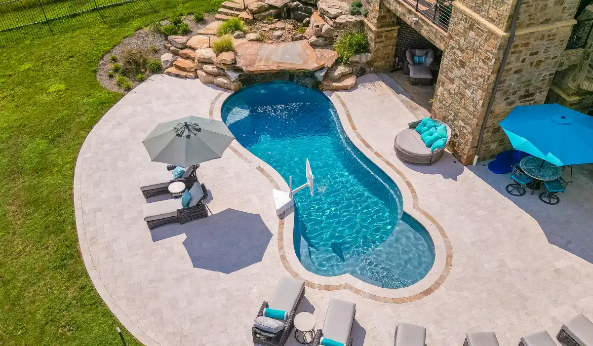 perfect pool sizes for every yard: smart integration in new home construction