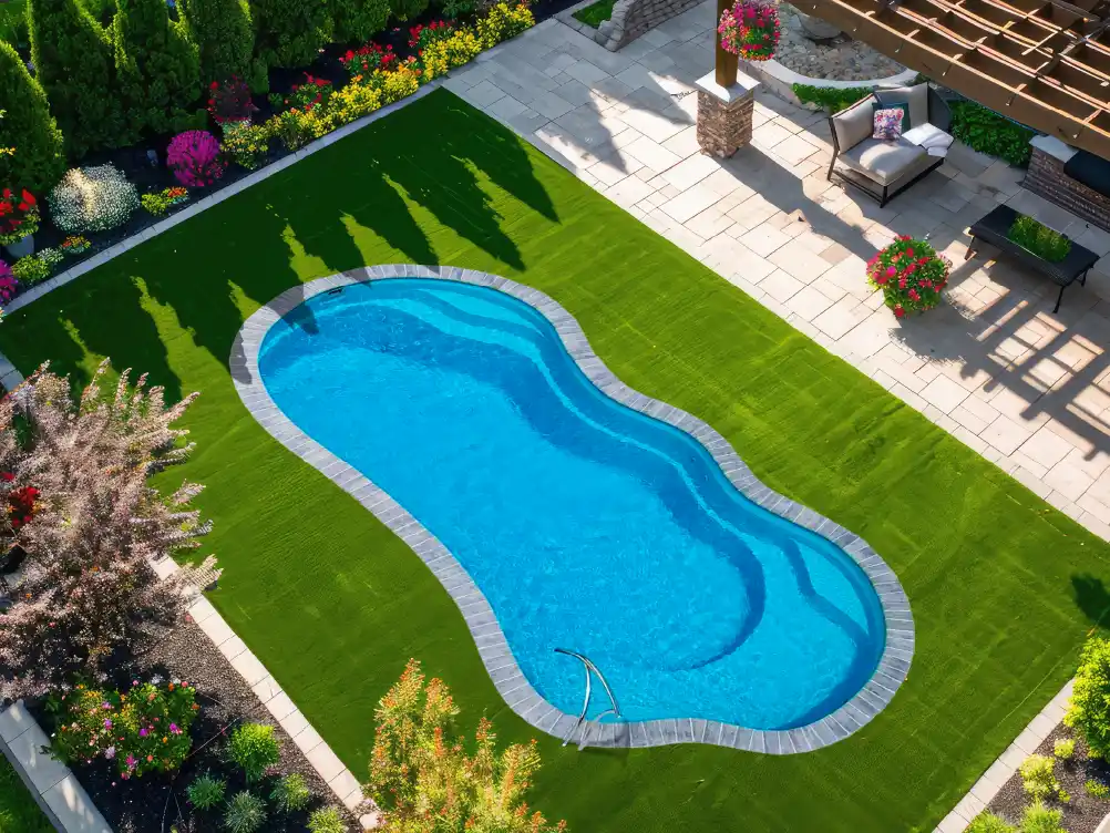 062425-SmallBackyard-3LandscapeDesignStrategies landscape design strategies for small pool environments
