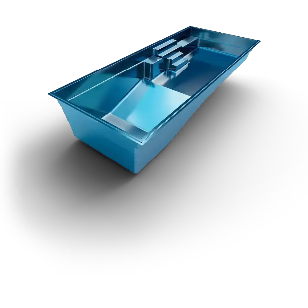 The Mariana backyard swimming pool - silver render