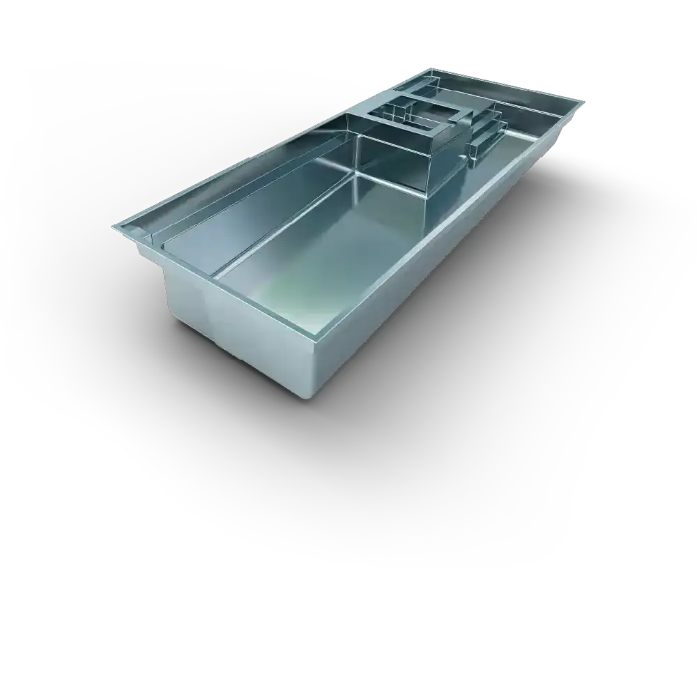 The Sacred backyard swimming pool - silver render