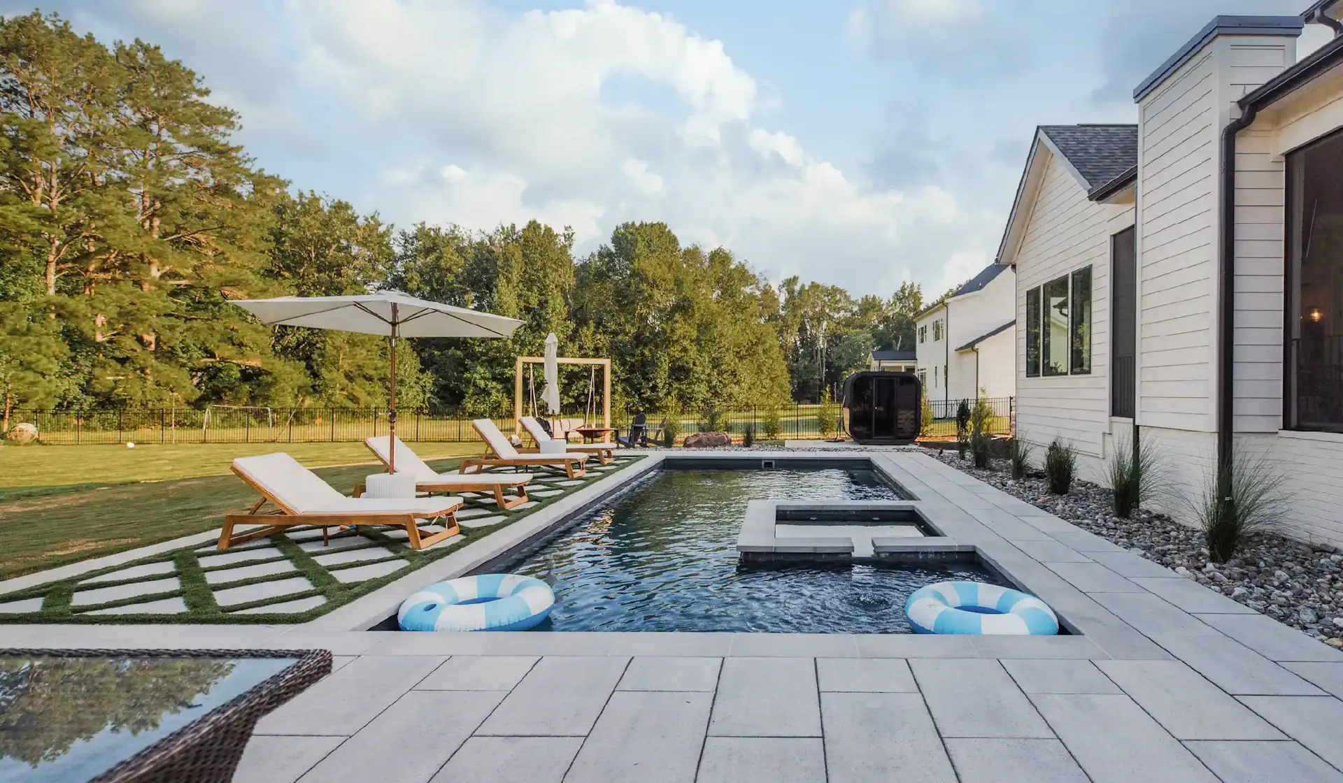 july 2026 pool of the month: a fiberglass retreat built for wellness